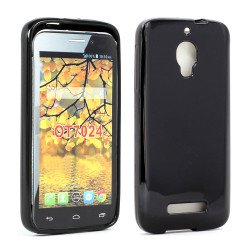 Alcatel One Touch Fierce 7024W TPU Gel Case (Black)